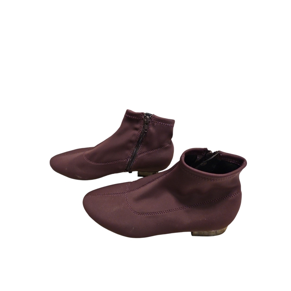 Bata Burgundy Ankle Boots